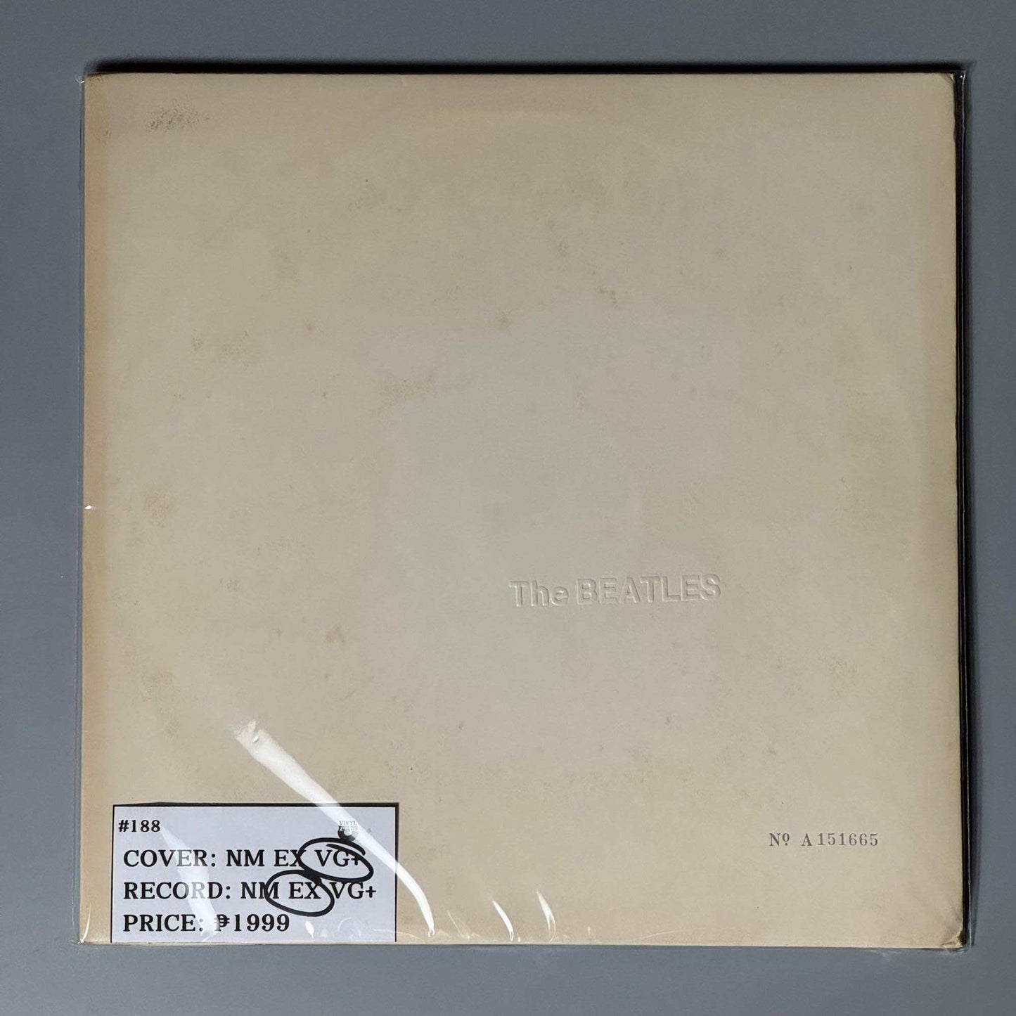 The White Album by The Beatles Vinyl Record LP