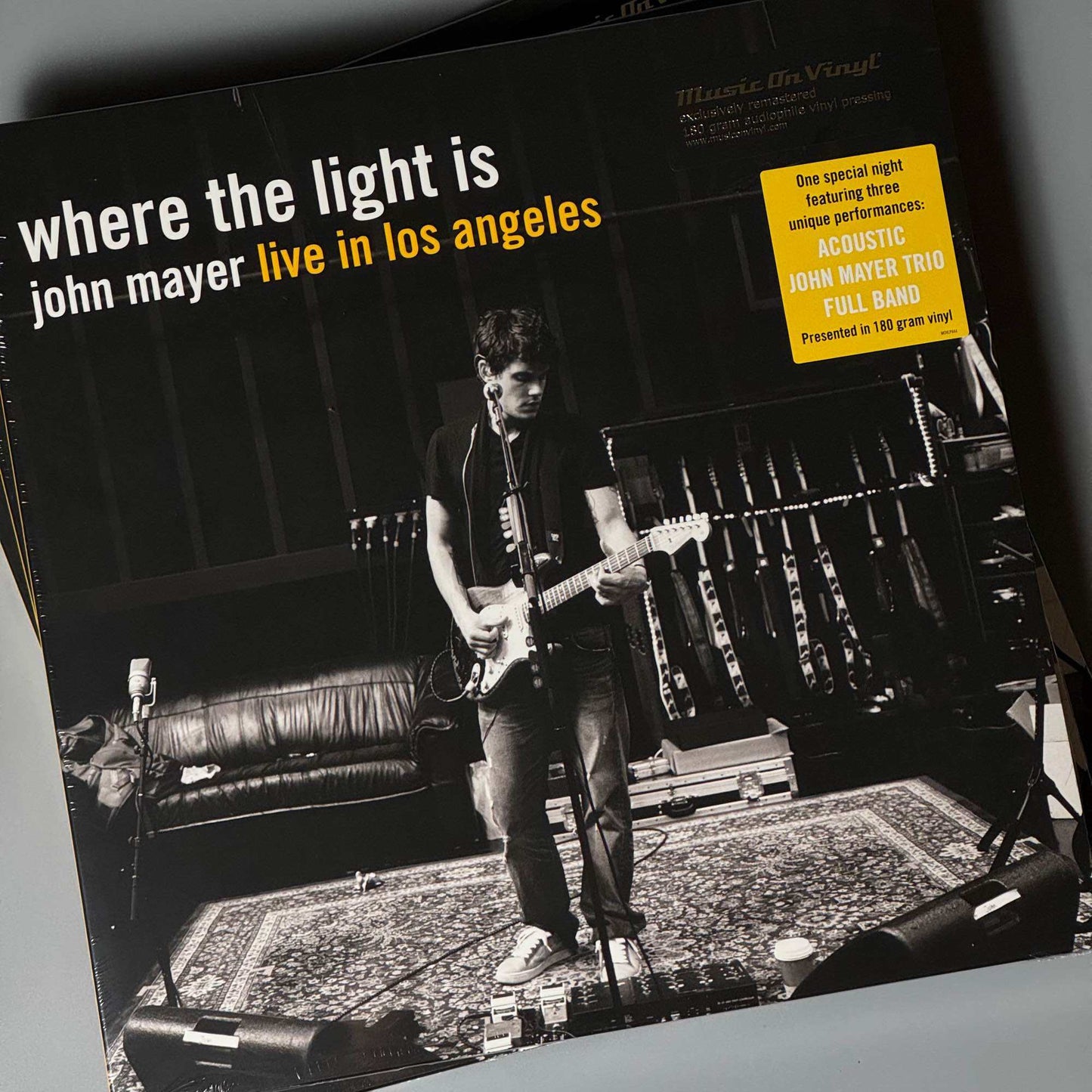 Where The Light Is: John Mayer Live in Los Angeles Vinyl Record LP Album