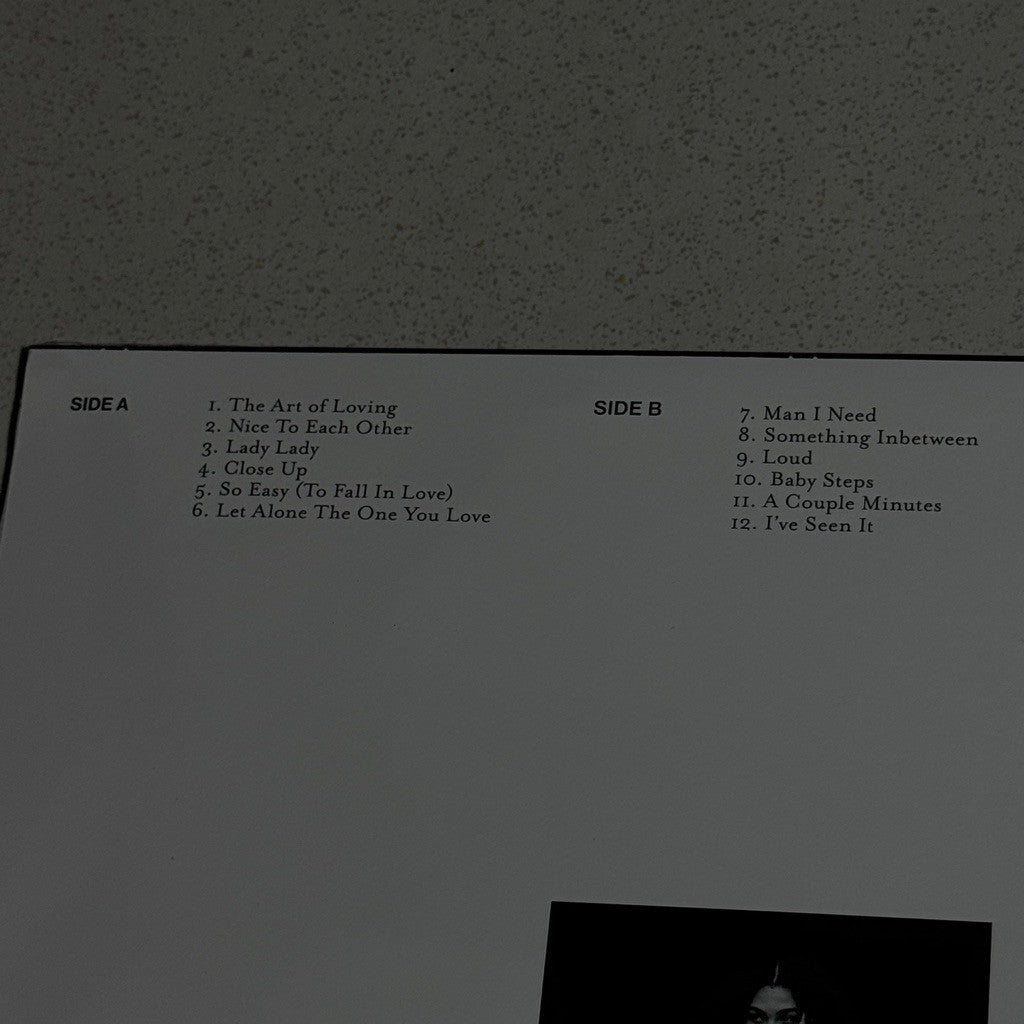 Olivia Dean The Art of Loving North America Tour Special Edition Transparent Vinyl LP