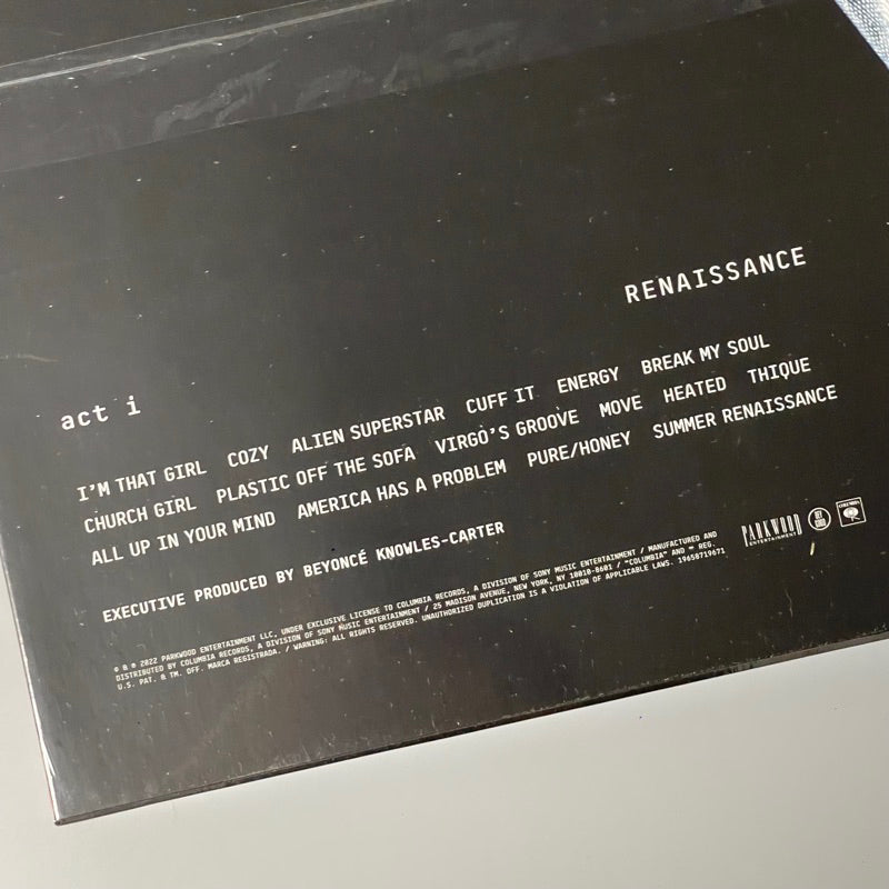 Renaissance by Beyonce Vinyl Record LP