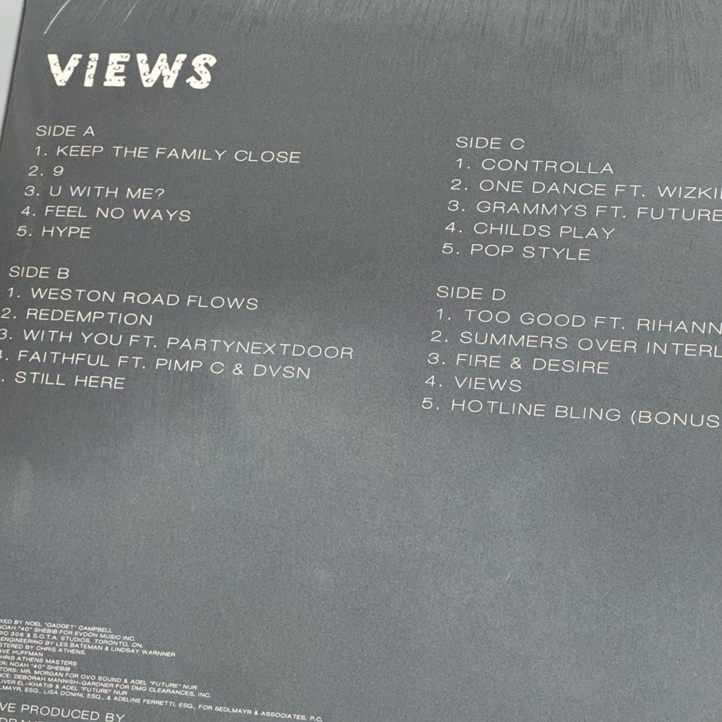 Views by Drake Vinyl Record LP