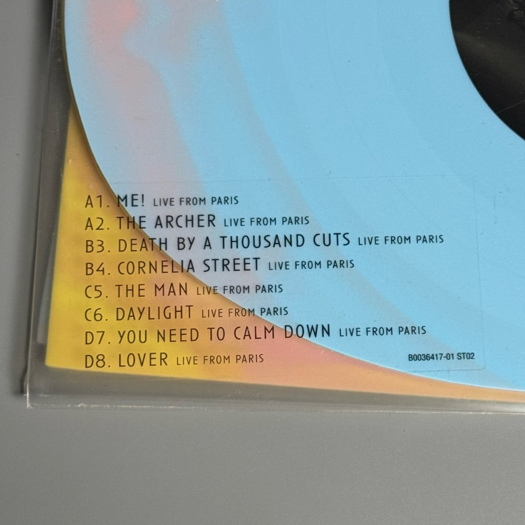 Lover (Live From Paris) by Taylor Swift Vinyl Record LP