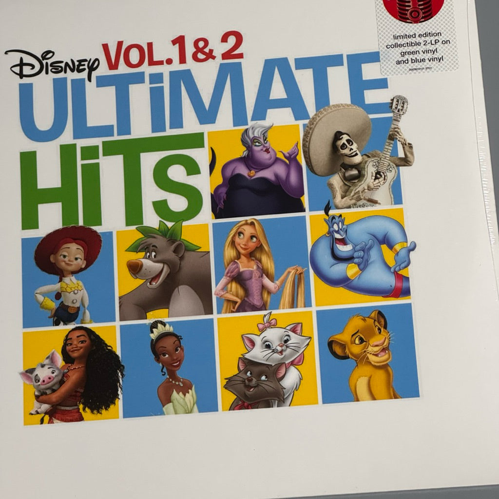 Disney Ultimate Hits Volume 1 & 2 Vinyl Record LP