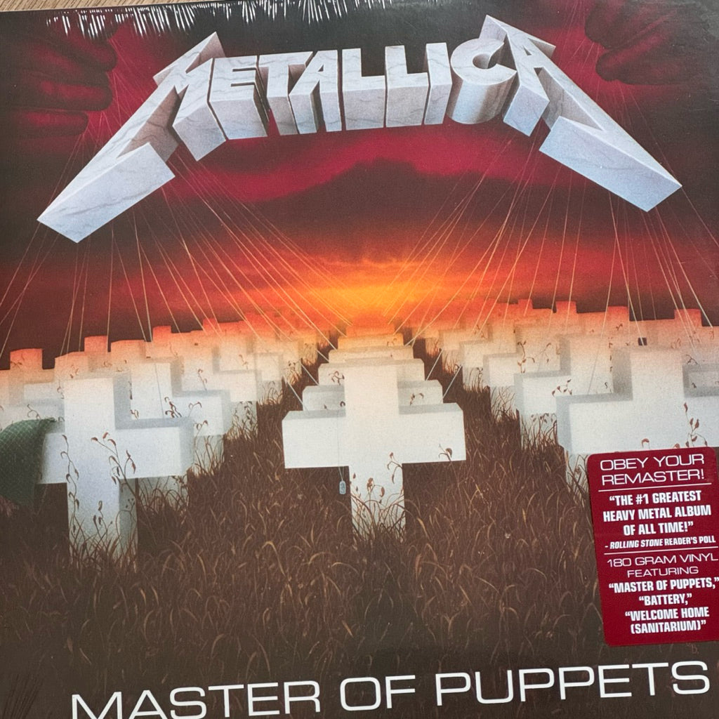 Master Of Puppets by Metallica Vinyl Record LP