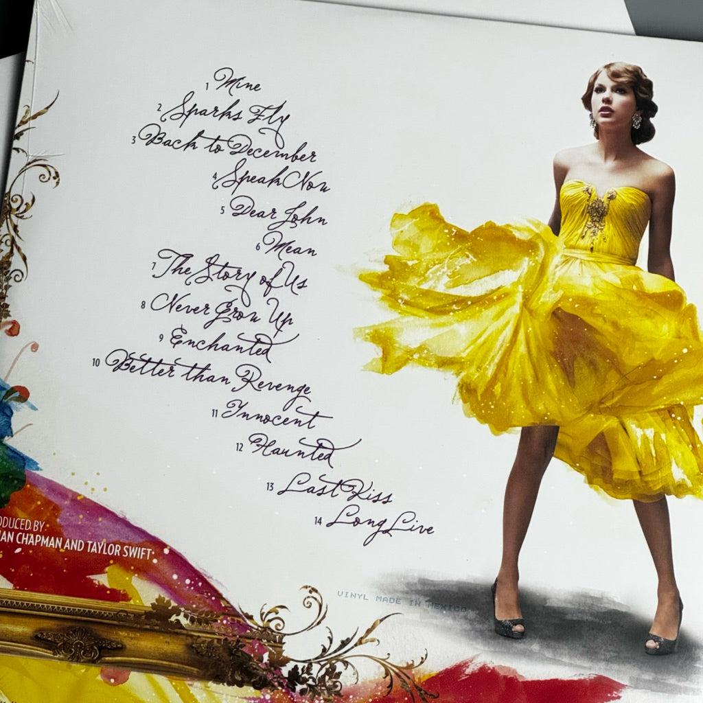 Speak Now by Taylor Swift Vinyl Record LP