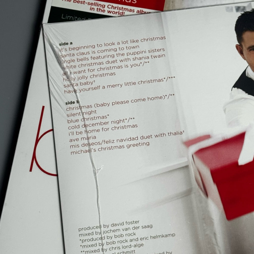 Christmas by Michael Buble Vinyl Record LP