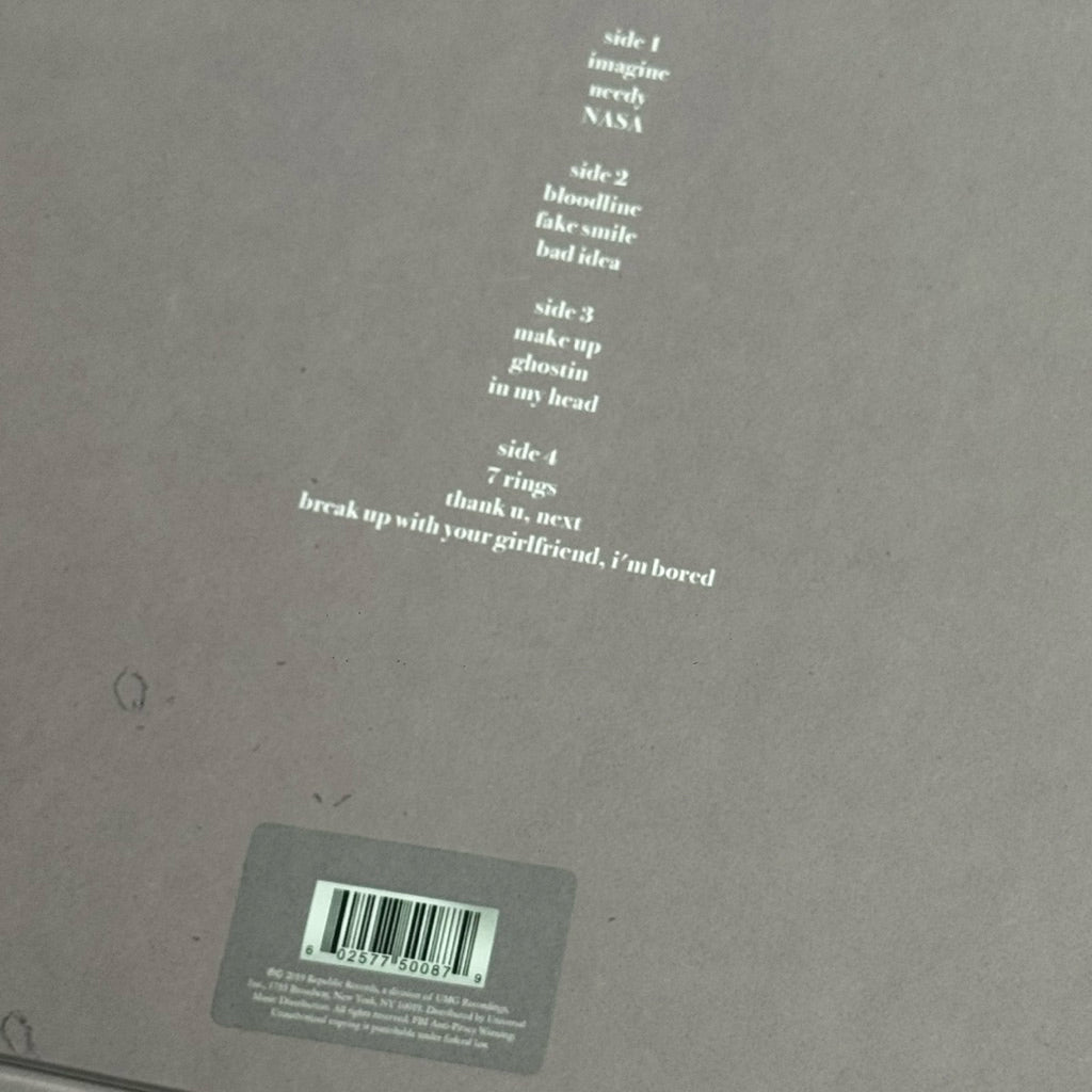 Thank U, Next by Ariana Grande Vinyl Record LP