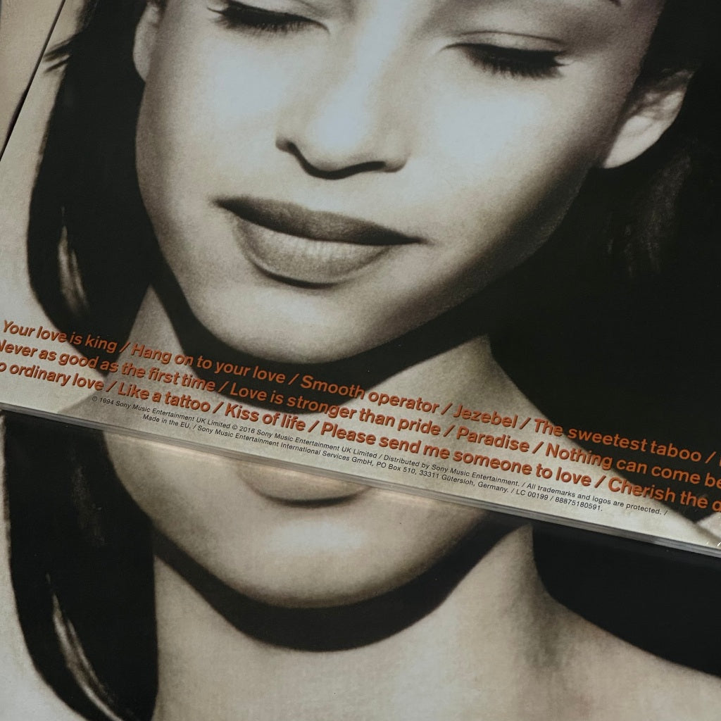 The Best of Sade Vinyl Record LP