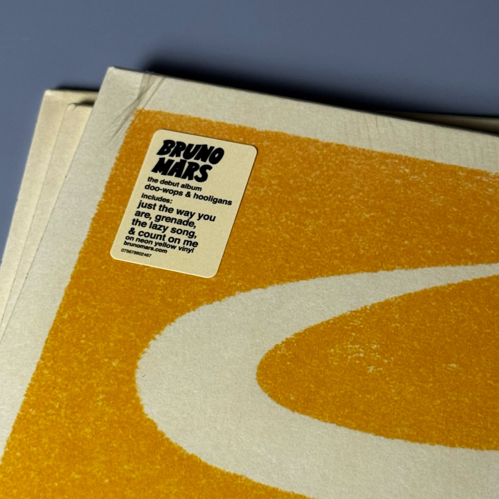 doo-wops & hooligans by Bruno Mars Vinyl Record LP
