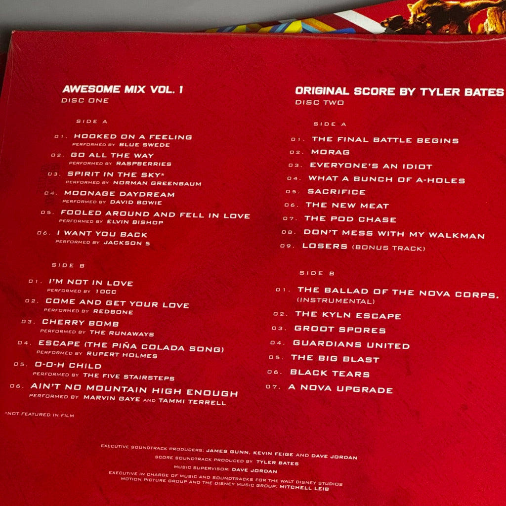 Guardians of the Galaxy Deluxe Edition Vinyl Record LP