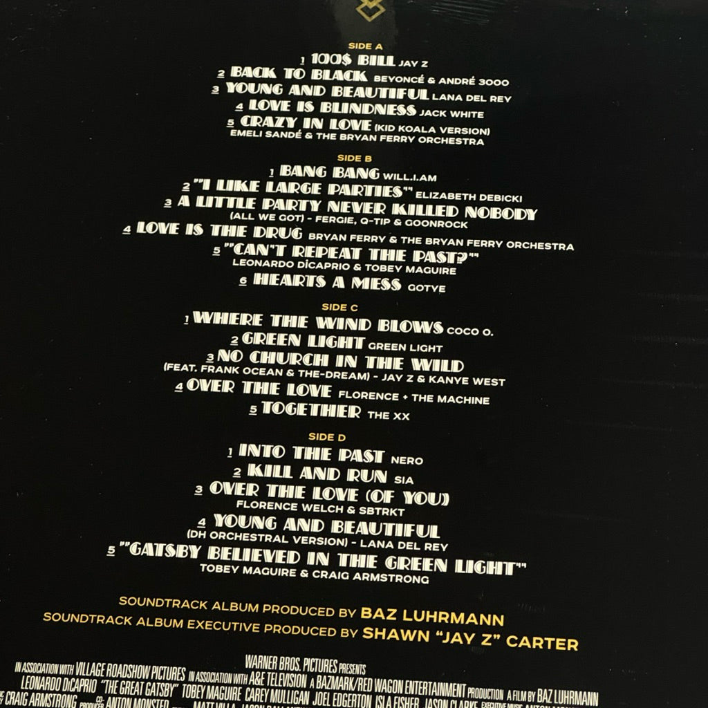 The Great Gatsby OST Vinyl Record LP