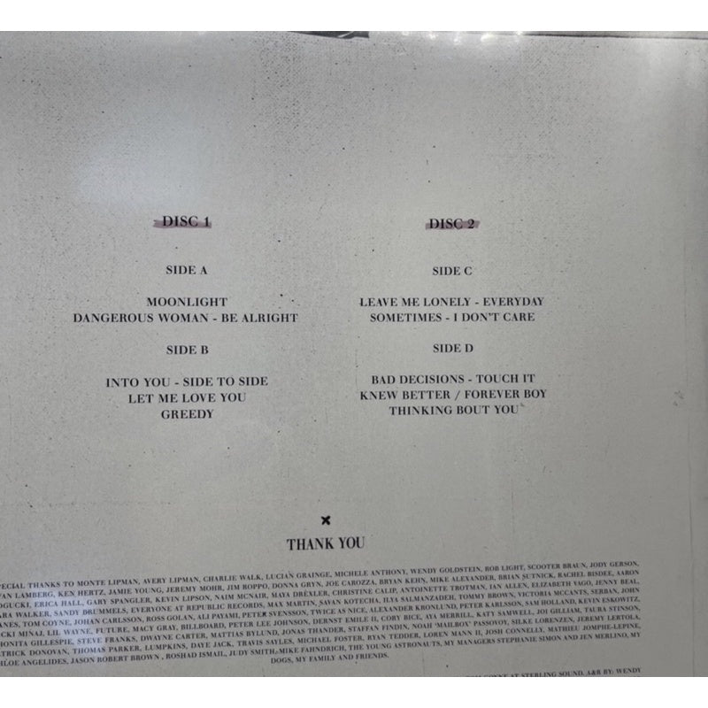 Dangerous Woman by Ariana Grande Vinyl Record LP