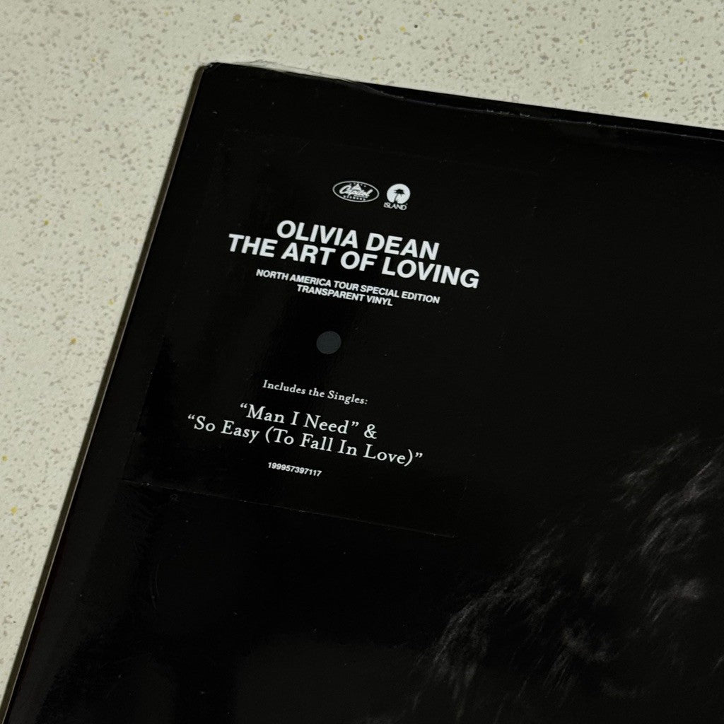 Olivia Dean The Art of Loving North America Tour Special Edition Transparent Vinyl LP