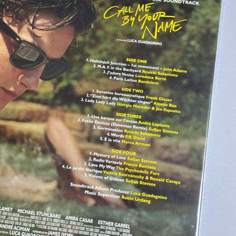 Call Me By Your Name Soundtrack Vinyl Record LP (Pink Vinyl)