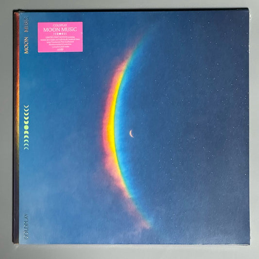 Moon Music by Coldplay Vinyl Record LP (Pink Vinyl)