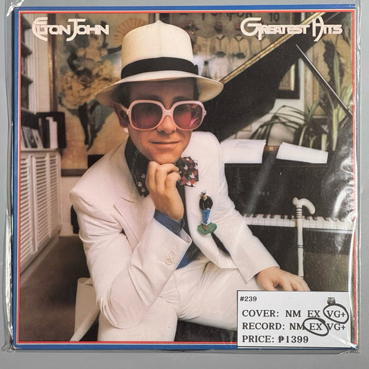 Greatest Hits by Elton John Vinyl Record LP