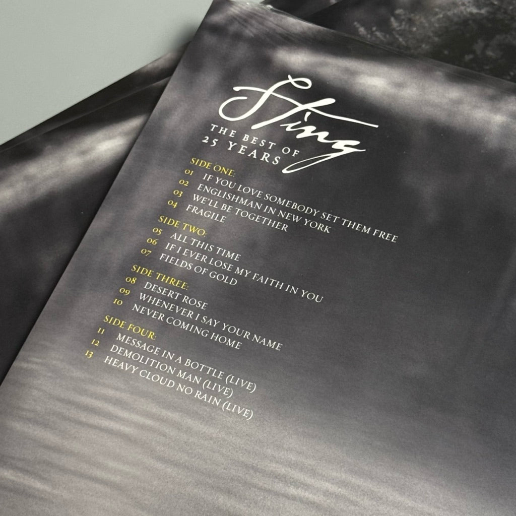 Best of 25 Years by Sting Vinyl Record LP