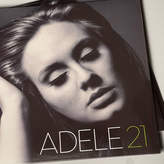 21 by Adele Black Vinyl Record LP