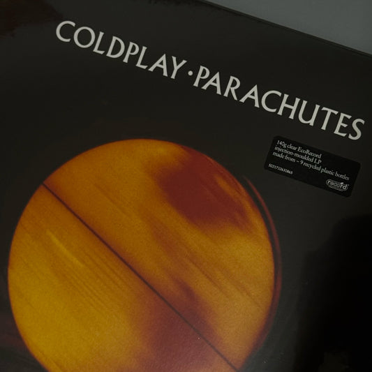 Parachutes by Coldplay Clear Vinyl Record LP