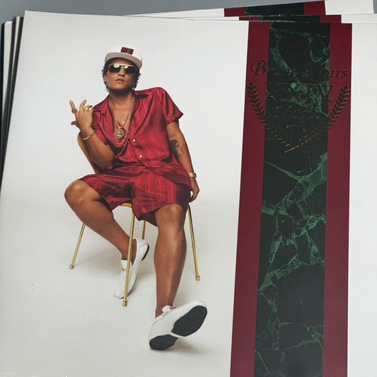 24K Magic by Bruno Mars Black Vinyl Record LP