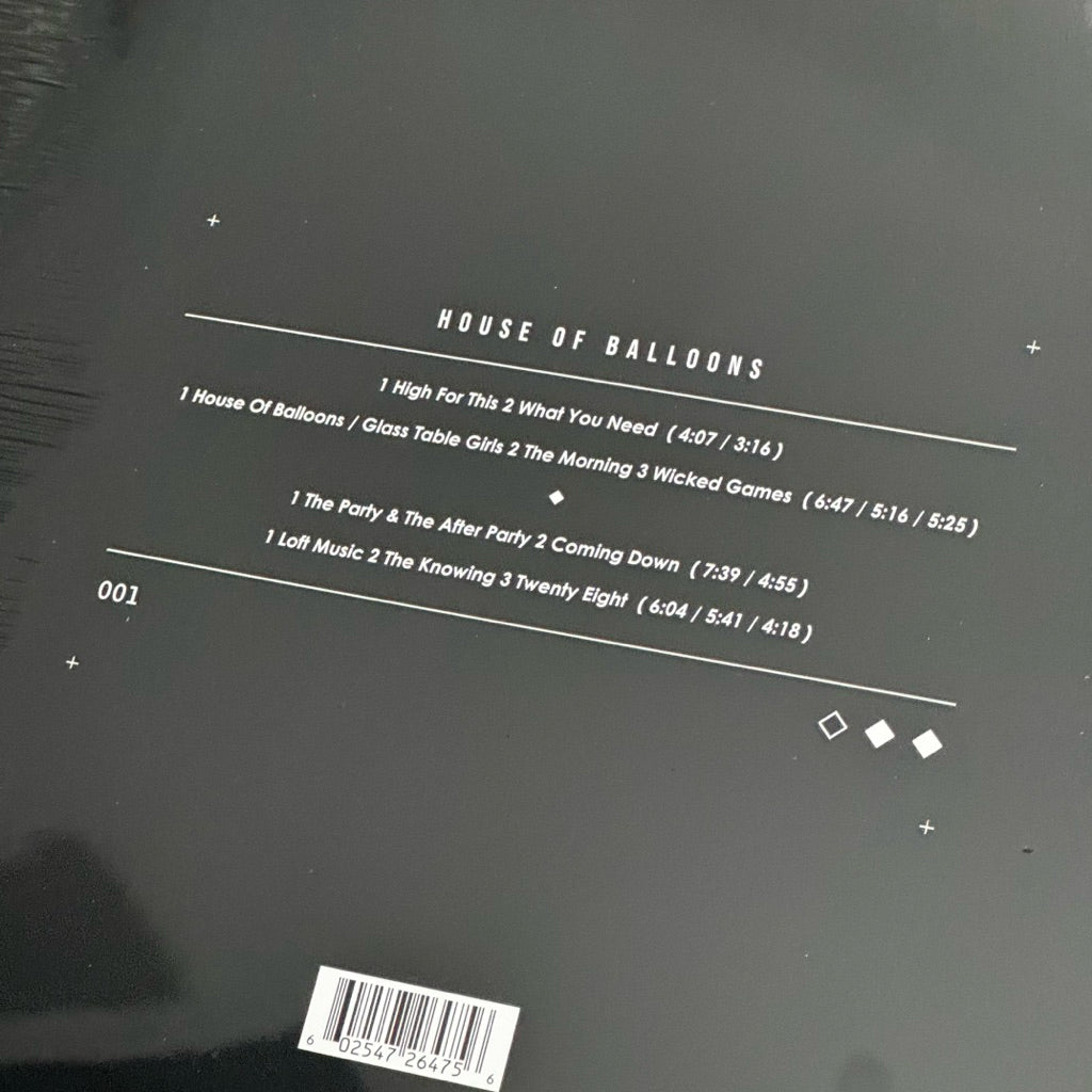 House of Balloons by The Weeknd Vinyl Record LP