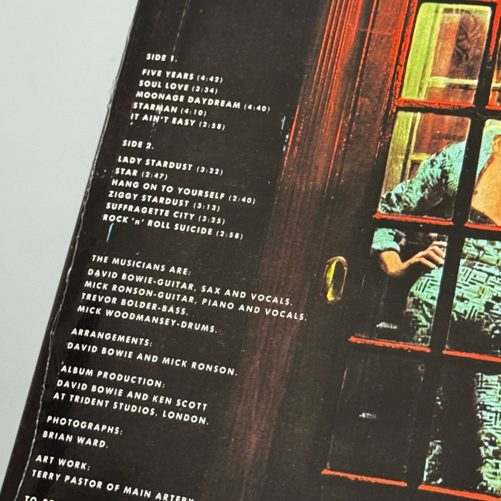 The Rise and Fall of Ziggy Stardust by David Bowie Vinyl Record LP