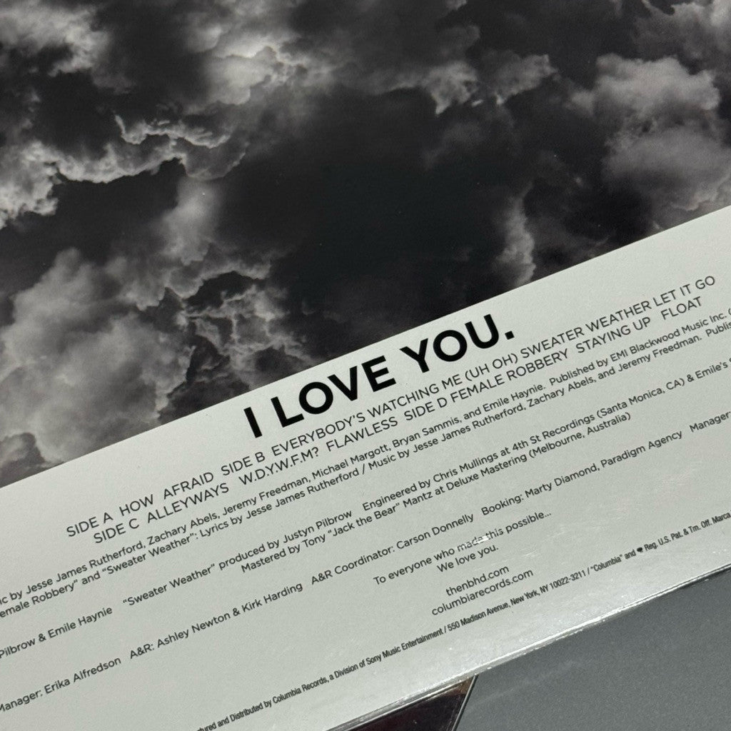 I Love You. by The Neighborhood Vinyl Record LP